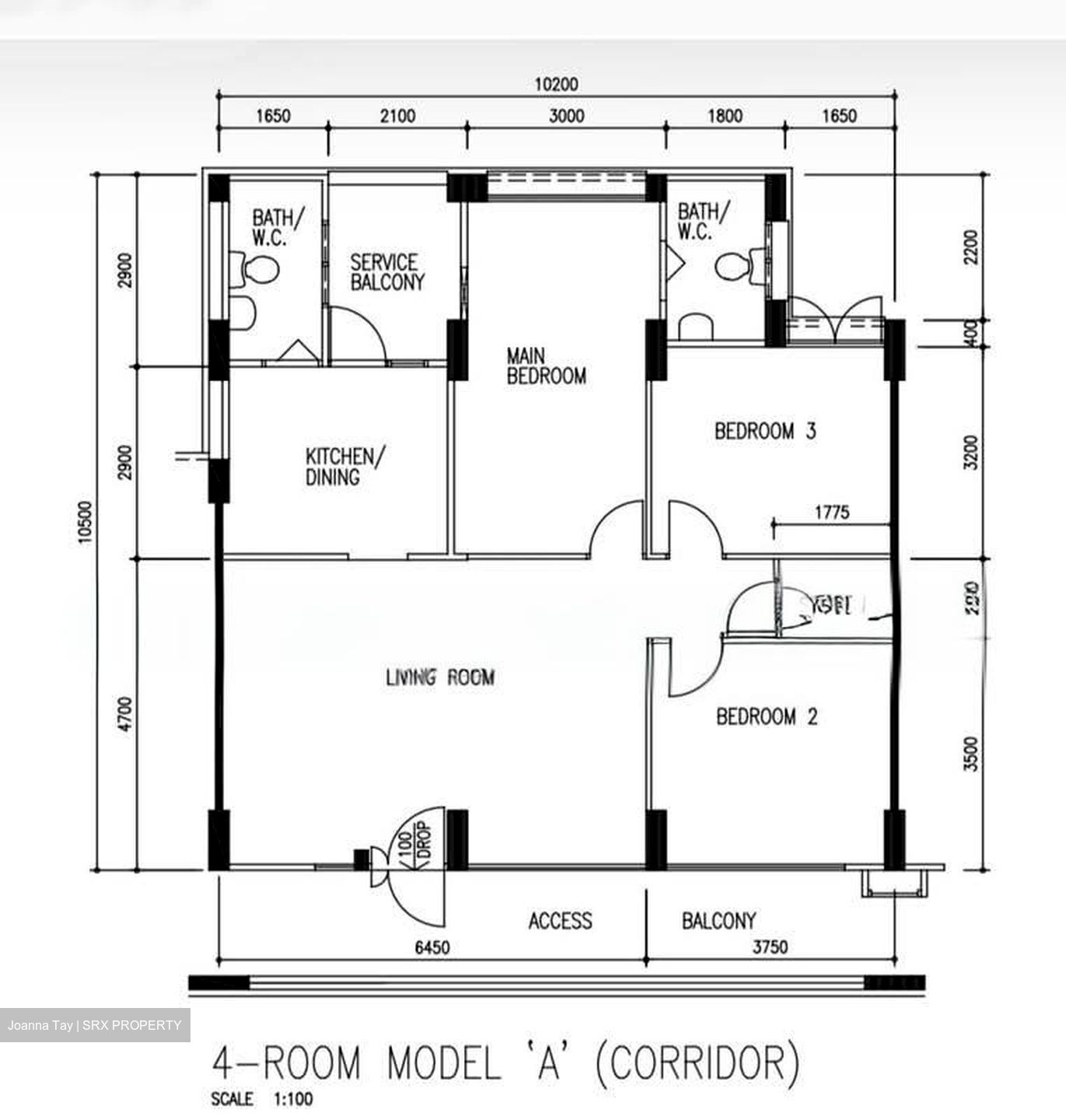 Blk 611 Woodlands Ring Road (Woodlands), HDB 4 Rooms #566480021